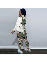 Image & Stylez LLCCamouflage Joggers SetWomen's Camouflage Joggers SetThis Casual Camouflage Women's Trouser Set is a must have item! With soft and stretch textured fabric, the fit runs slim but remain comfortable on your body. Its fit